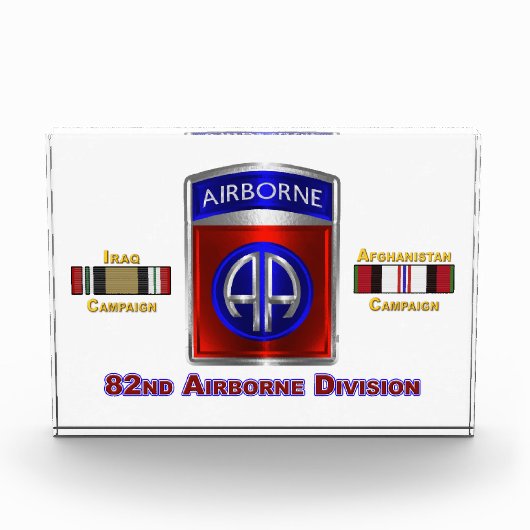 82. Im Flugzeug Abteilung Irak Afghanistan Veteran Fotoblock (Vorderseite)