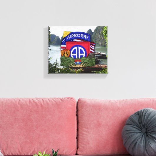 82. im Flugzeug Abteilung vietnam Kriegsveteranen Leinwanddruck (Insitu (Wohnzimmer))