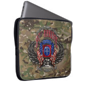 82. Im Flugzeug Camouflage 15" Laptop-Sieb Laptopschutzhülle (Vorne Rechts)