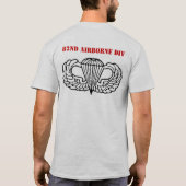 82. Im Flugzeug Div.-Shirt T-Shirt (Rückseite)