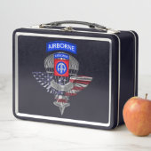 82. Im Flugzeug Division Adle Black Box Metall Brotdose (Beispiel)