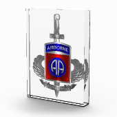 82. Im Flugzeug Division Afghanistan Dagger  Fotoblock (Rechts)