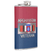 82. Im Flugzeug Division Afghanistan Veteran Flachmann (Rechts)