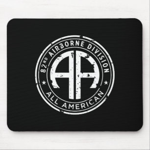 82. Im Flugzeug Division "All American" gestört Mousepad