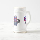 82. Im Flugzeug Division "All the Way" Bierglas (VorderseiteRechts)