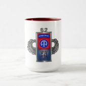 82. Im Flugzeug Division "All the Way" Tasse (Zentrum)