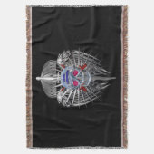 82. Im Flugzeug Division Atemberaubend Skull Desig Decke (Vorderseite Vertikal)