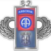 82. Im Flugzeug Division Aufkleber (Vorderseite)