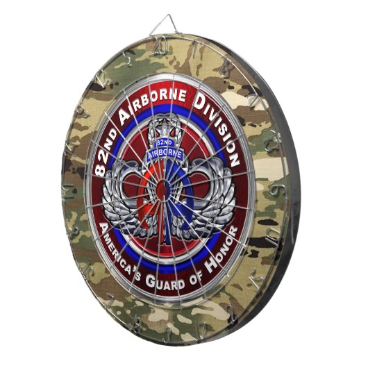 82. Im Flugzeug Division Dartscheibe (Vorderseite rechts)