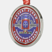 82. Im Flugzeug Division Desert Storm Veteran Ornament Aus Metall (Links)