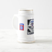 82. Im Flugzeug Division Explosive Gerahmte Konstr Bierglas (Vorderseite Links)