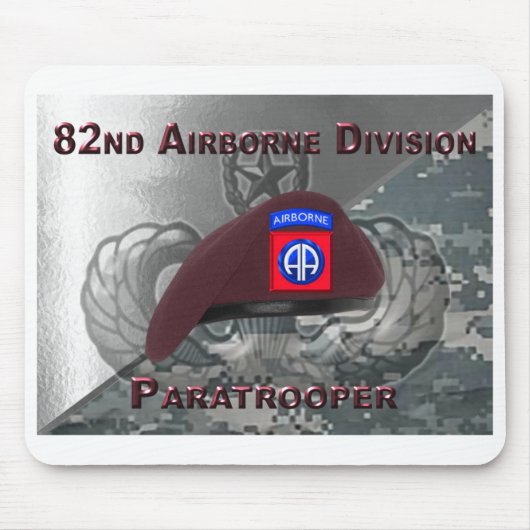 82. Im Flugzeug Division Gift Mouse Pad Mousepad (Vorne)