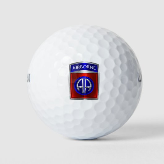 82. Im Flugzeug Division Golfball (Vorderseite)
