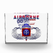 82. Im Flugzeug Division Im Flugzeug Paratrooper Fotoblock (Vorderseite)