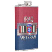 82. Im Flugzeug Division Iraq Veteran Flachmann (Rechts)