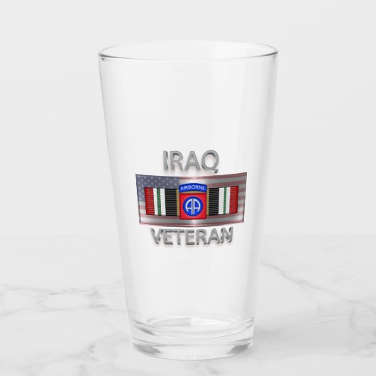 82. Im Flugzeug Division Iraq Veteran Glas (Vorderseite)