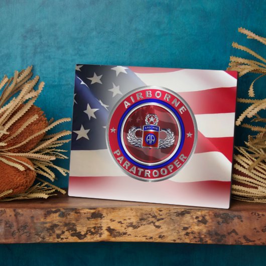 82. Im Flugzeug Division Jumpmaster Fotoplatte (Seite)