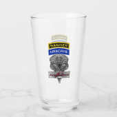 82. Im Flugzeug Division Jumpmaster Glas (Rückseite)