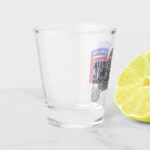 82. Im Flugzeug Division Jumpmaster Schnapsglas (Links)