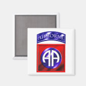 82. Im Flugzeug Division Magnet (Vorderseite/Rückseite)