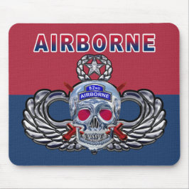 82. Im Flugzeug Division Mousepad