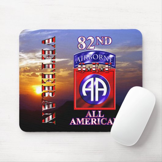 82. Im Flugzeug Division OEF Veteran Mousepad (Mit Mouse)