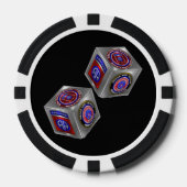 82. Im Flugzeug Division Pokerchips (Vorderseite)