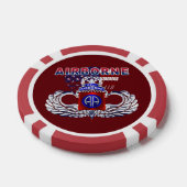 82. Im Flugzeug Division Pokerchips (Einzeln)