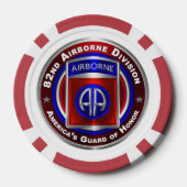 82. Im Flugzeug Division Pokerchips (Rückseite)