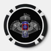 82. Im Flugzeug Division Pokerchips (Rückseite)