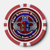 82. Im Flugzeug Division Pokerchips (Vorderseite)