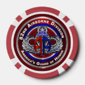 82. Im Flugzeug Division Pokerchips (Rückseite)