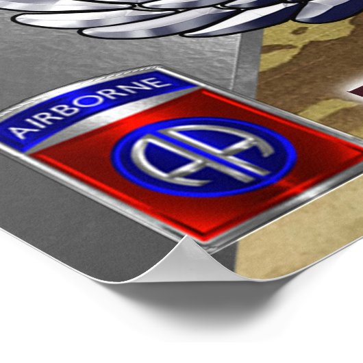 82. Im Flugzeug Division Poster (Ecke)