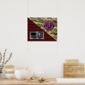 82. Im Flugzeug Division Poster (Küche)