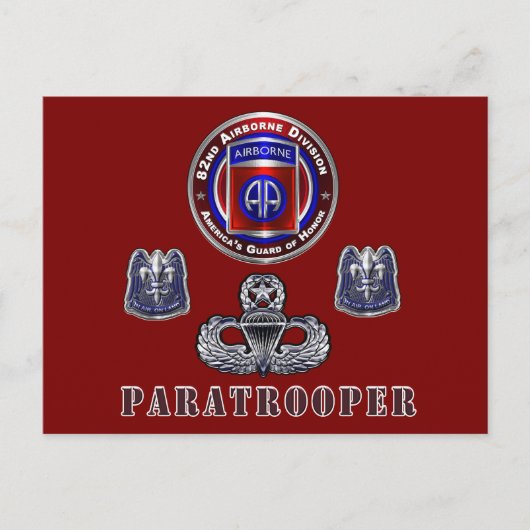 82. Im Flugzeug Division Postkarte (Vorderseite)