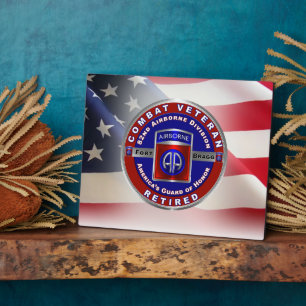 82. Im Flugzeug Division Remüde Veteran Fotoplatte