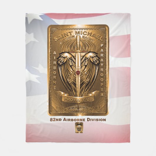 82. Im Flugzeug Division Saint Michael Fleecedecke (Vorderseite)
