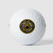 82. Im Flugzeug Division SFC Sergeant First Class Golfball (Vorderseite)
