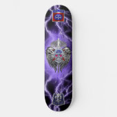 82. Im Flugzeug Division Skateboard (Vorderseite)