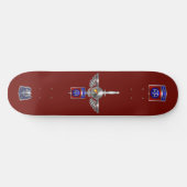 82. Im Flugzeug Division Skateboard (Horizontal)