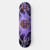 82. Im Flugzeug Division Skateboard (Vorderseite)