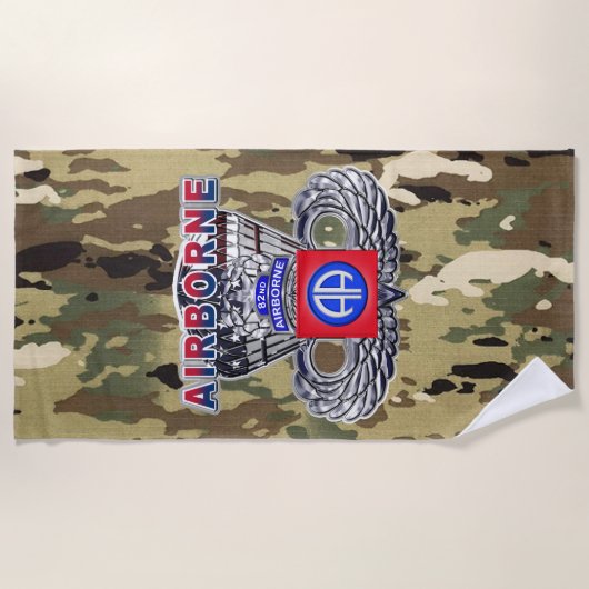 82. Im Flugzeug Division Strandtuch (Vorderseite)