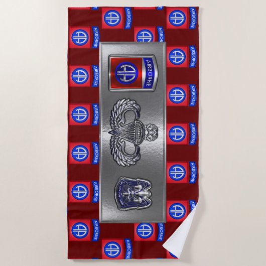 82. Im Flugzeug Division Strandtuch (Vorderseite)