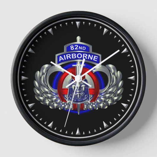 82. Im Flugzeug Division Uhr (Vorderseite)