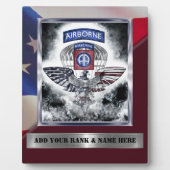 82. Im Flugzeug Division Veteran Fotoplatte (Vorderseite)