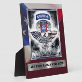 82. Im Flugzeug Division Veteran Fotoplatte (Seite)