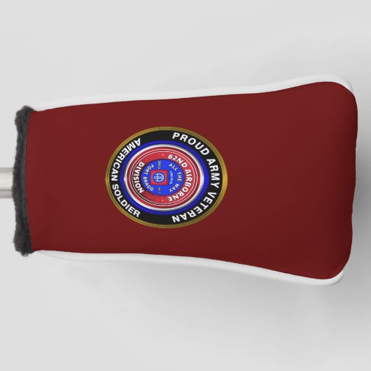 82. Im Flugzeug Division Veteran Golf Headcover (Vorderseite)