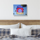 82. im Flugzeug Division Veterans Veterans Veteran Leinwanddruck (Insitu (Schlafzimmer))