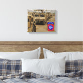 82. im Flugzeug Division Veterans Veterans Veteran Leinwanddruck (Insitu (Schlafzimmer))