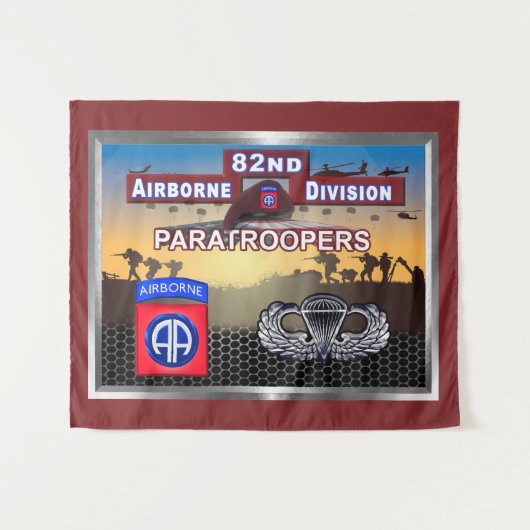 82. Im Flugzeug Division Wandteppich (Vorderseite (Horizontal))